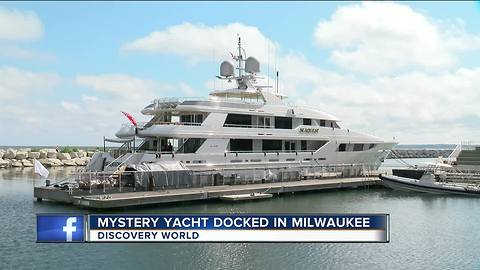 Big yacht docked near Discovery World creates buzz, speculation over owner