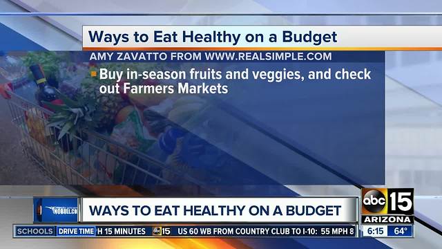 Ways to eat healthy on a budget