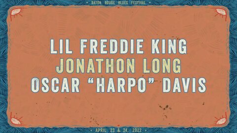 Baton Rouge Blues Festival 2022 Lineup Promo