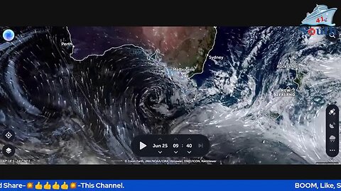 Weather Watch Across Southern Part Of Australia. 24/06/2023.