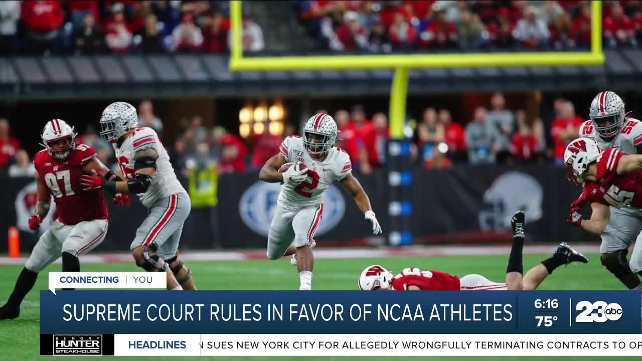 Supreme Court rules in favor of NCAA athletes