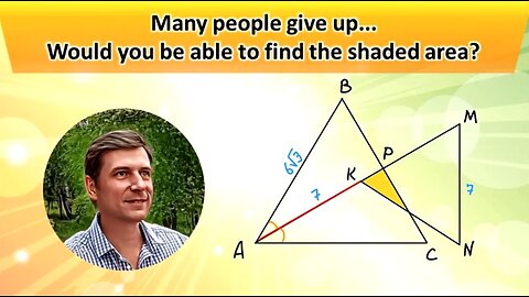 How large is the shaded area? Could you get it? Let't try!