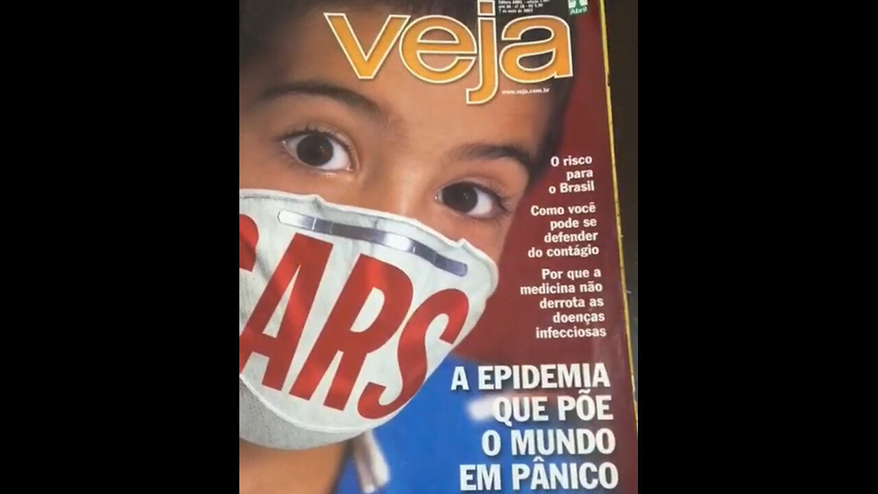 Revista Veja noticiou epidemia global SEM CURA em 2003