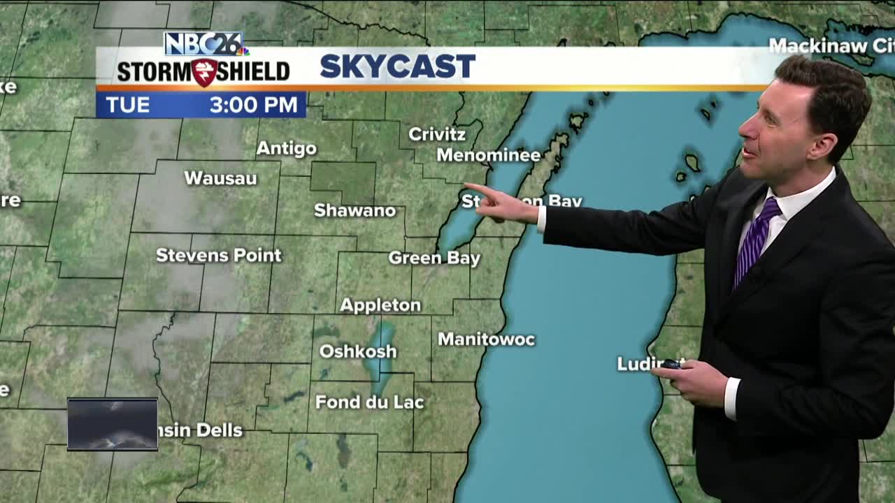 Michael Fish's NBC26 Storm Shield weather forecast