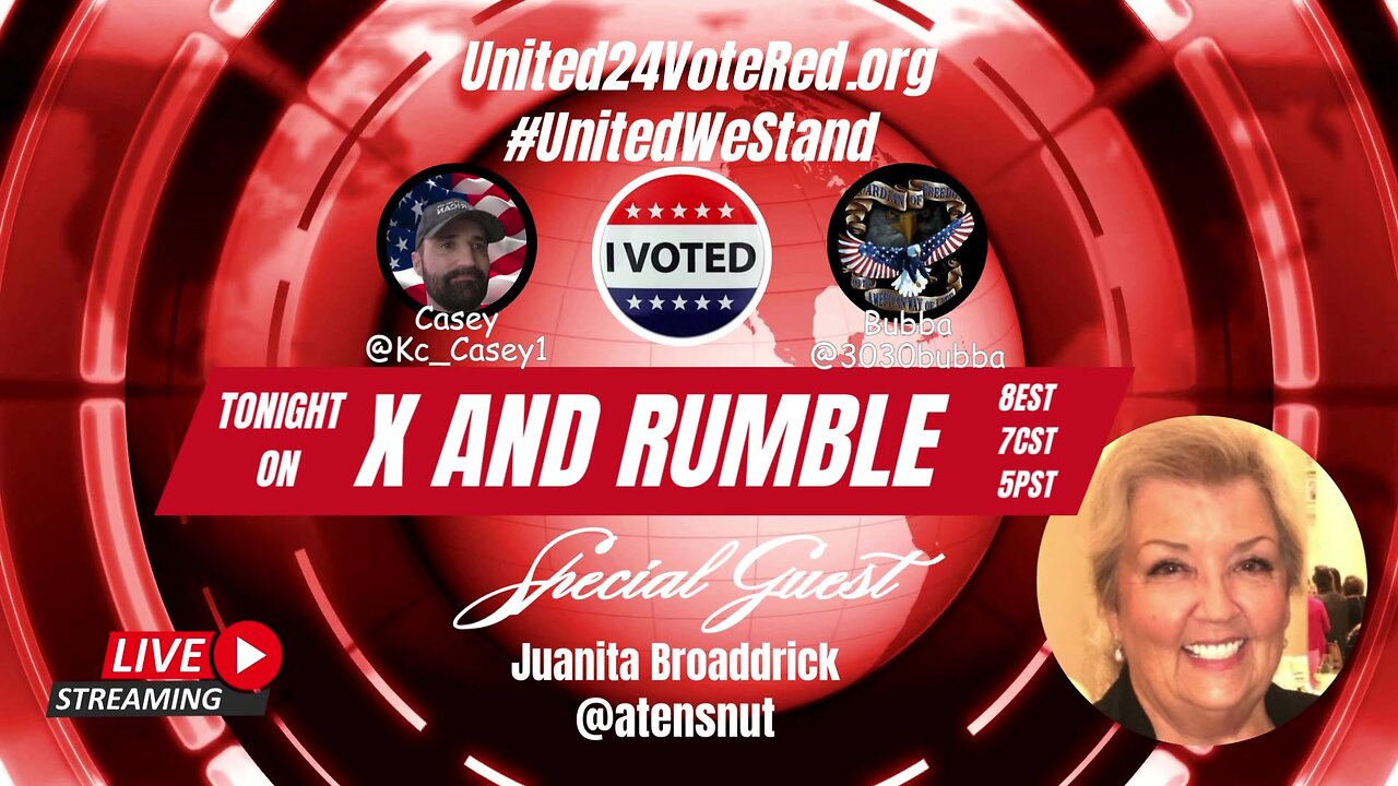 @United24VoteRed Welcomes Juanita Broaddrick!!