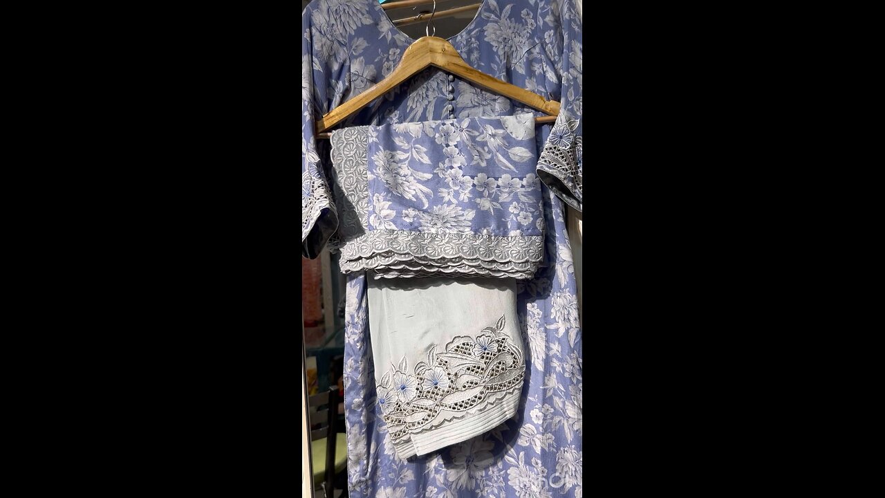 Machine embroidery suit