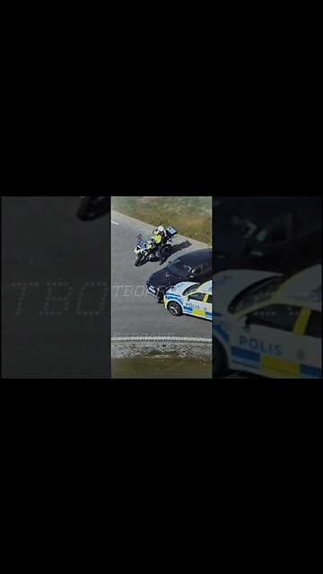 ⚠️190 km/h 120 mph Wild carchase in Sweden, trio arrested under gunpoint full chase 13 minutes!😱⚠️👏