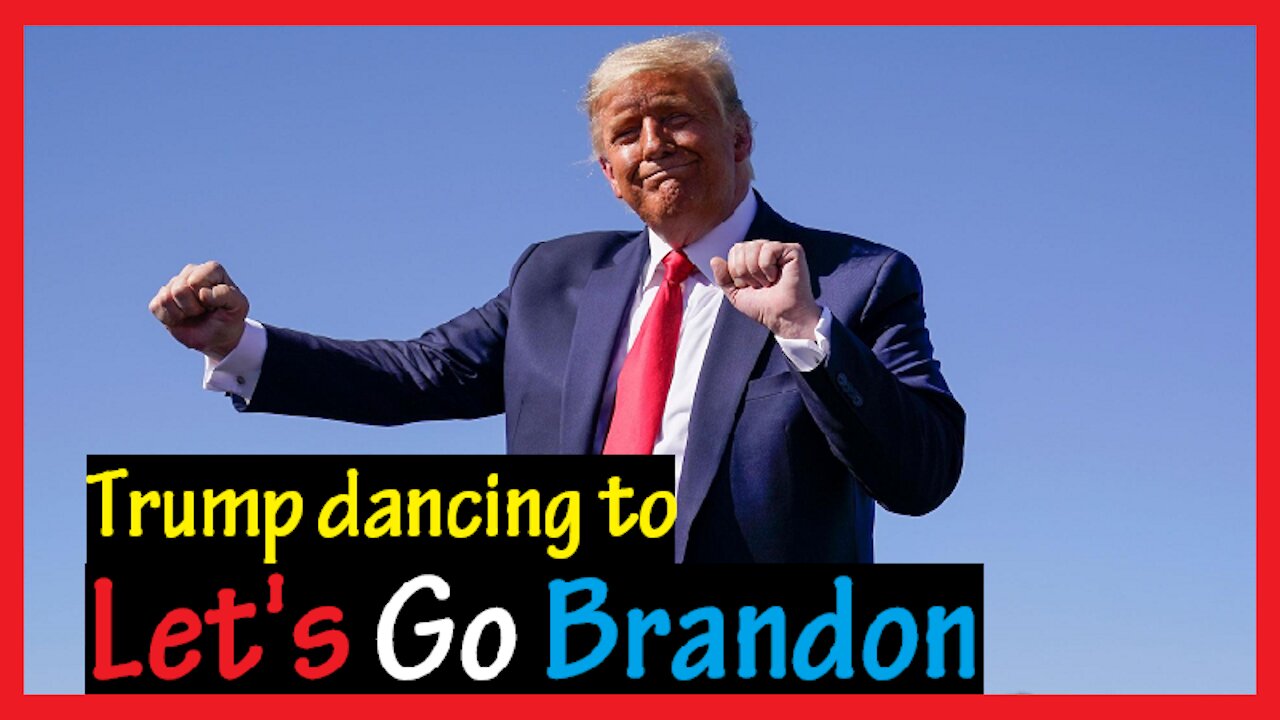 #letsgobrandonchallenge Trump dancing to Let's Go Brandon Song