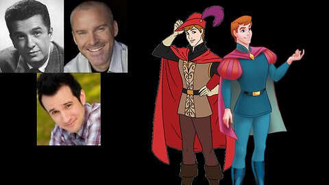 Animated Voice Comparison- Prince Phillip (Sleeping Beauty)