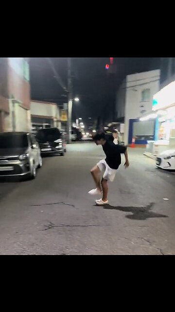 Flying step is so cool# so fanny# you never see any more