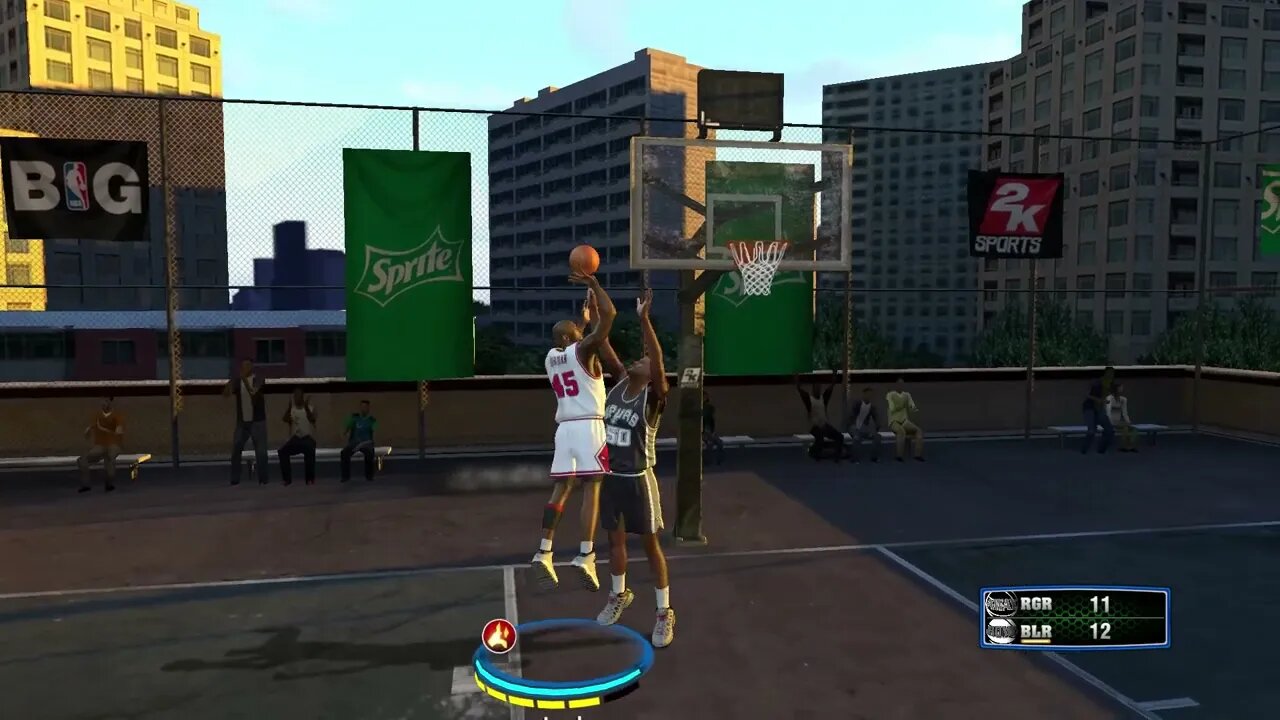 One on One: #45 Michael Jordan vs 1995 NBA MVP David Robinson