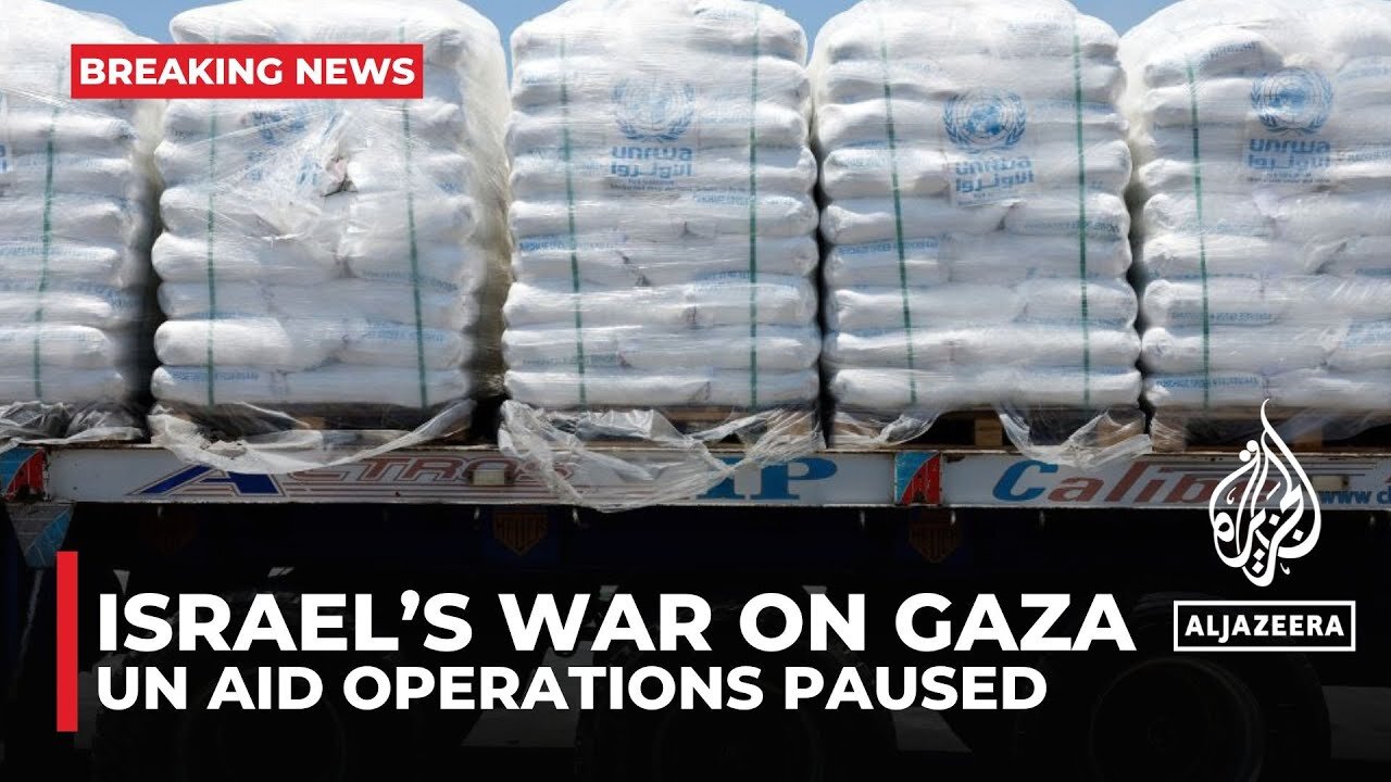 UN aid operations paused amid evacuation orders