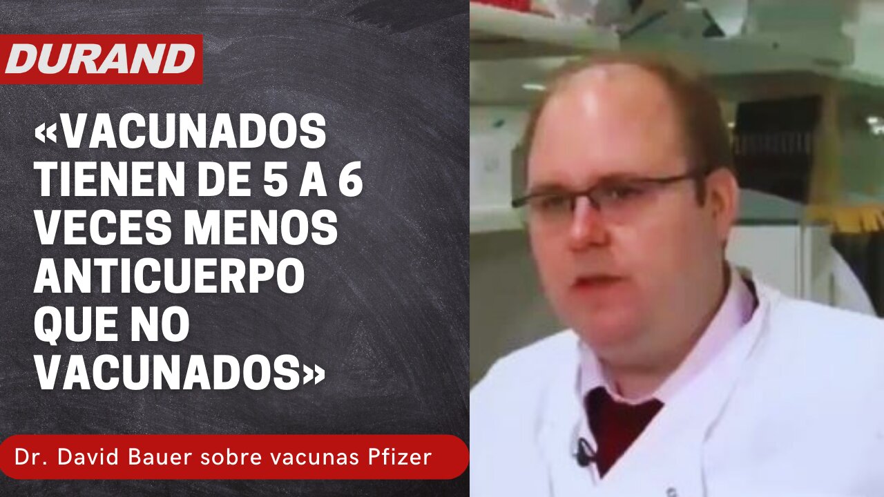 💥💥 VACUNAS PFIZER: "Vacunados tienen de 5 a 6 veces menos defensas que no vacunados"