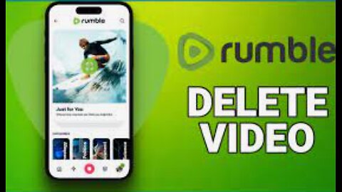 How to delete your video from rumble.