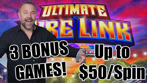Ultimate Fire Link - Olvera Street - 3 Bonus Games! Potawatomi!
