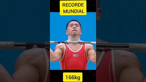 RECORDE MUNDIAL de arremesso. 166kg de Yun Chon (55kg). #Shorts