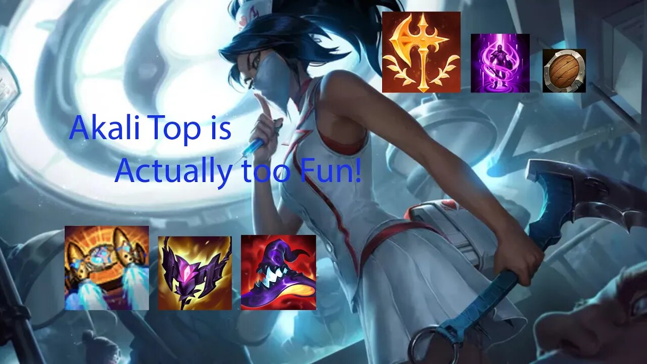 Noob plays Akali Top! (Crazy) League of Legends #league #leagueoflegends #op #akali #top