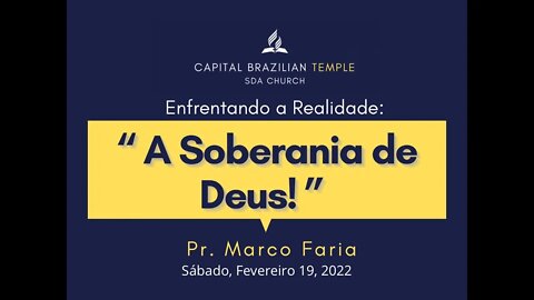 A Soberania de Deus - Pr. Marco Faria