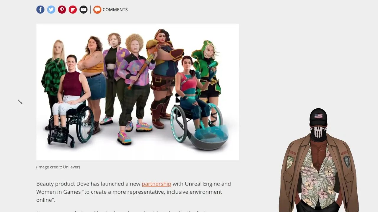 DIVERSITY AND BODY POSITIVITY IN GAMING??? WHER DID THIS TREND COME FROM?