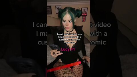Lucy wants all your smoke from your shooter. lol