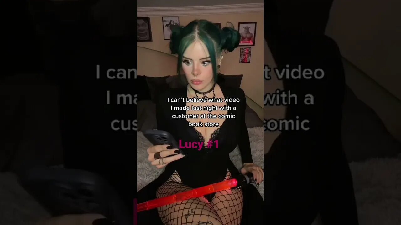 Lucy wants all your smoke from your shooter. lol
