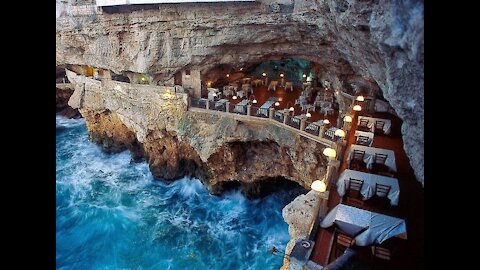 A restaurant in the sea of a beach - to enjoy luxury 🌊