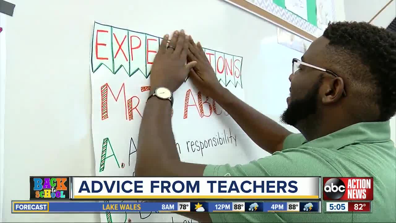 Advice from teachers ahead of the first day of school