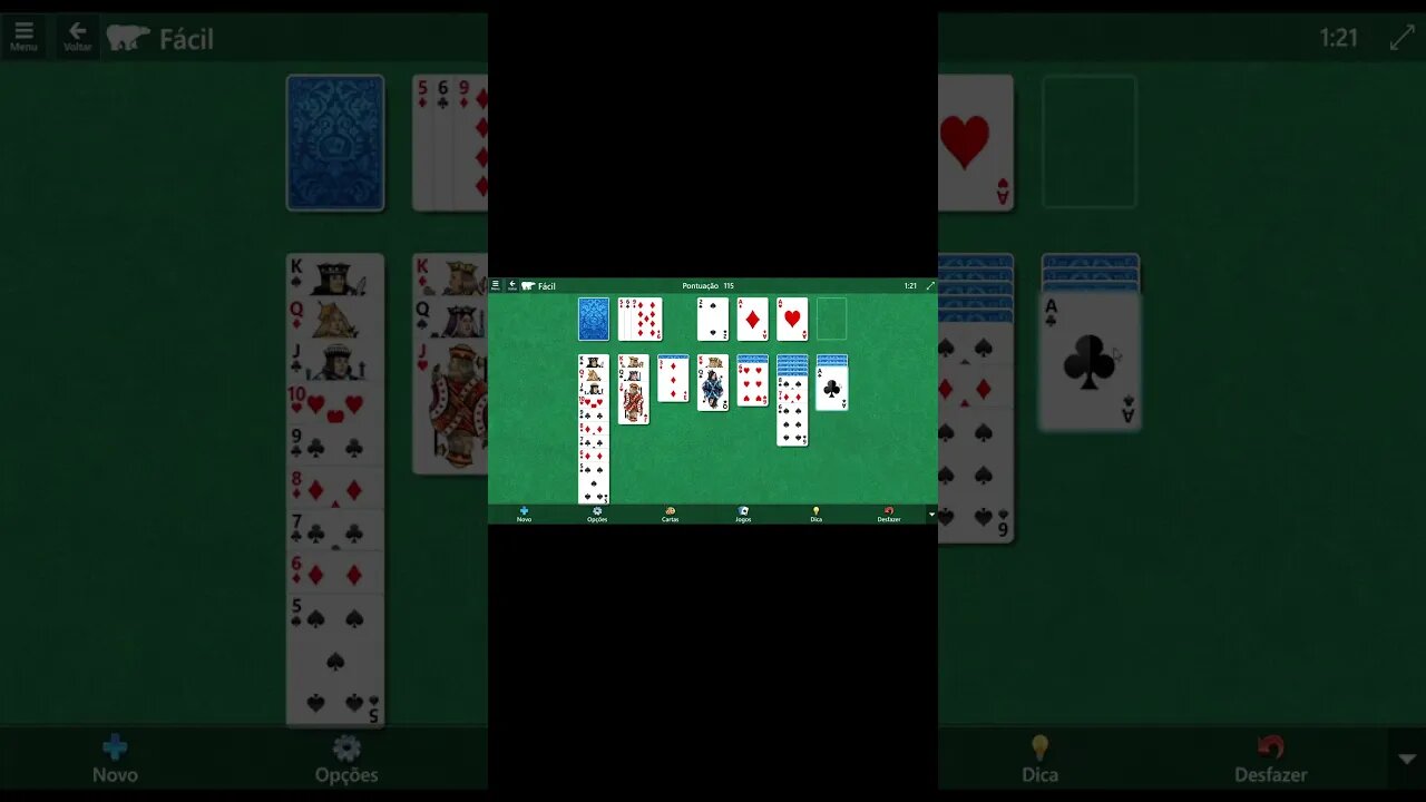 Microsoft Solitaire Collection Klondike EASY Level # 252 #shorts