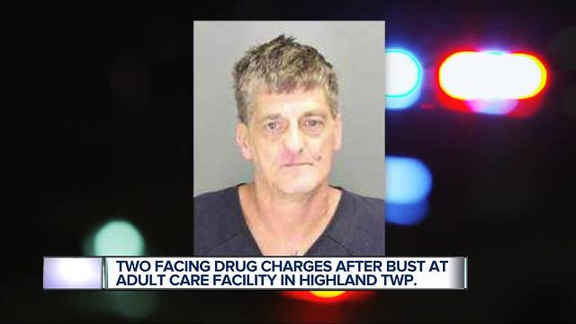 Two facing drug charges after bust at adult care facility in Highland Twp.