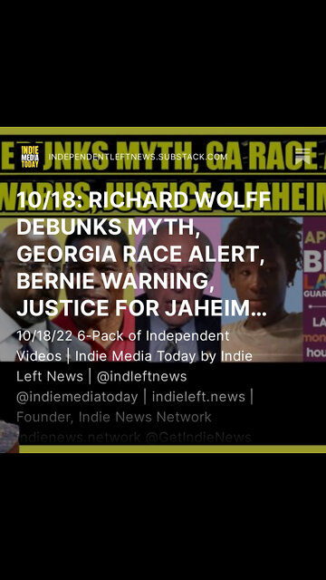 10/18: RICHARD WOLFF DEBUNKS MYTH, GEORGIA RACE ALERT, BERNIE WARNING | How Did We Miss That #55 +