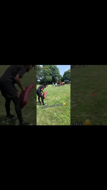 Coach Wasn't Expecting That 😳 #football #sports #coach