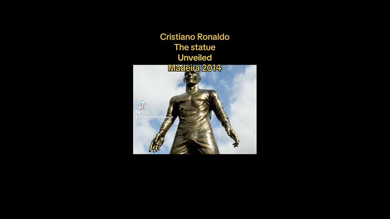 Cristiano Ronaldo statue unveiled