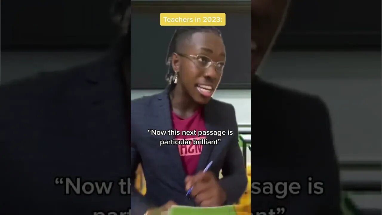 How English teachers really do be like 😭