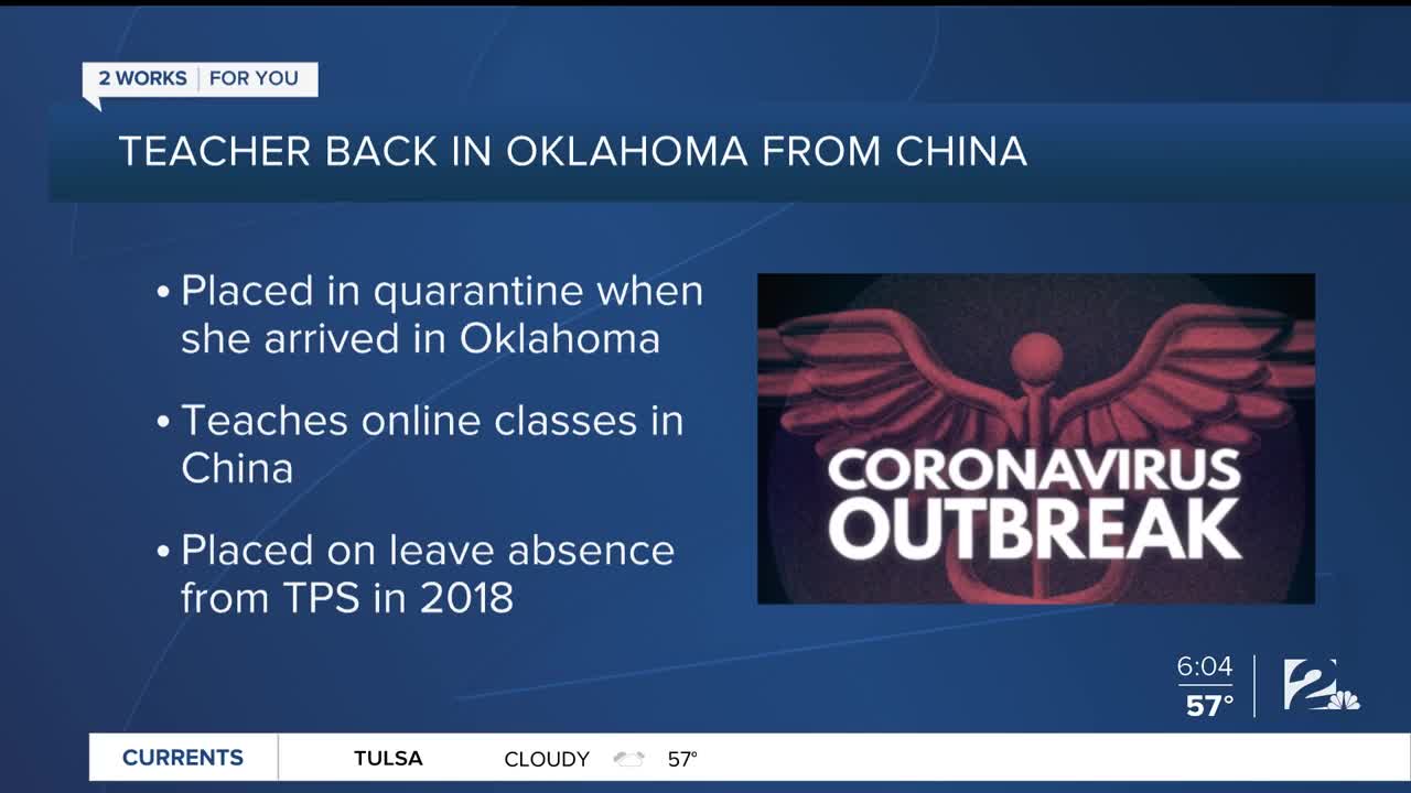 Teacher Back in Oklahoma from China