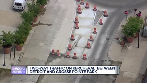 Kercheval now open in both directions between Detroit and Grosse Pointe Park