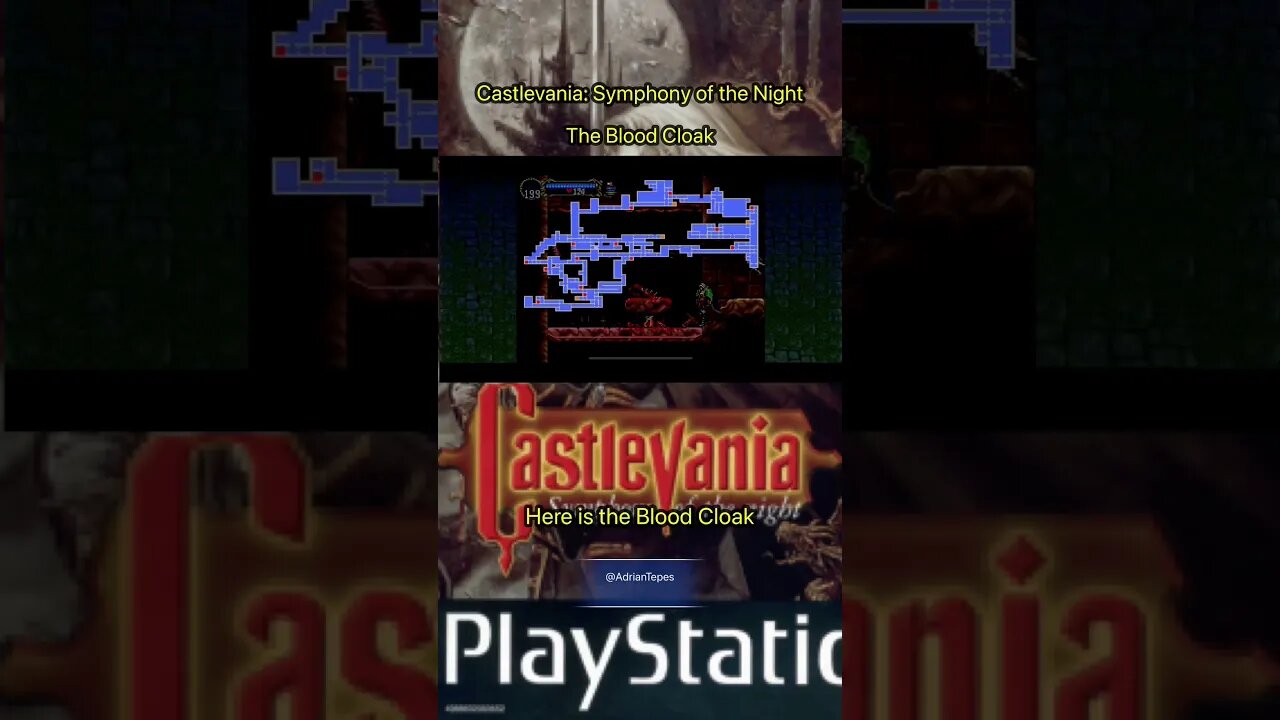 Castlevania: Symphony of the Night: The Blood Cloak Location #adriantepes #castlevanianocturne