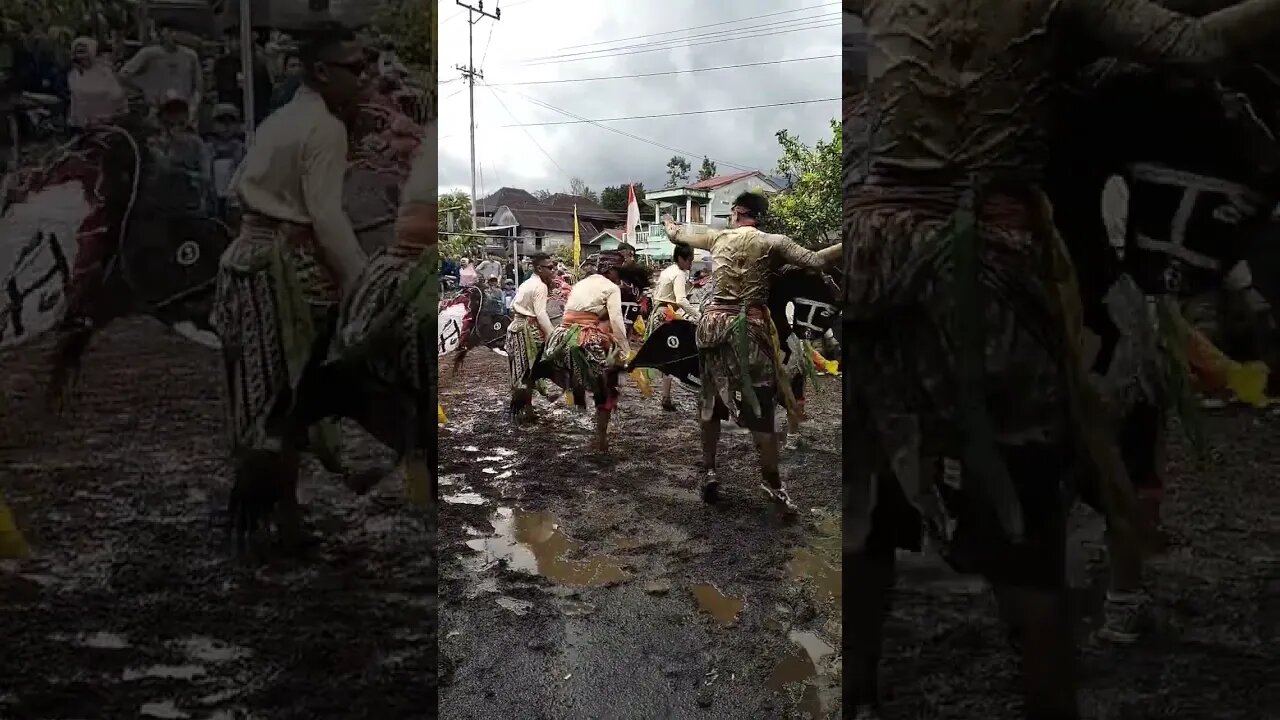 Kesurupan ! Kesenian Kuda Lumping di Sumatra Selatan #shorts #short #shortvideo