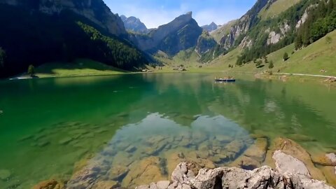 This place is very relaxing Seealpsee, one of the best places in Switzerland