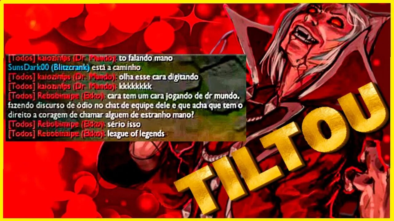 FIZ O TIME INIMIGO TILTAR NESSA PARTIDA! MONO VLADIMIR GOLD LEAGUE OF LEGENDS