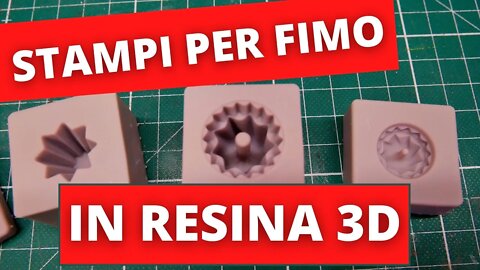 Stampi in resina 3D per fimo e modellismo