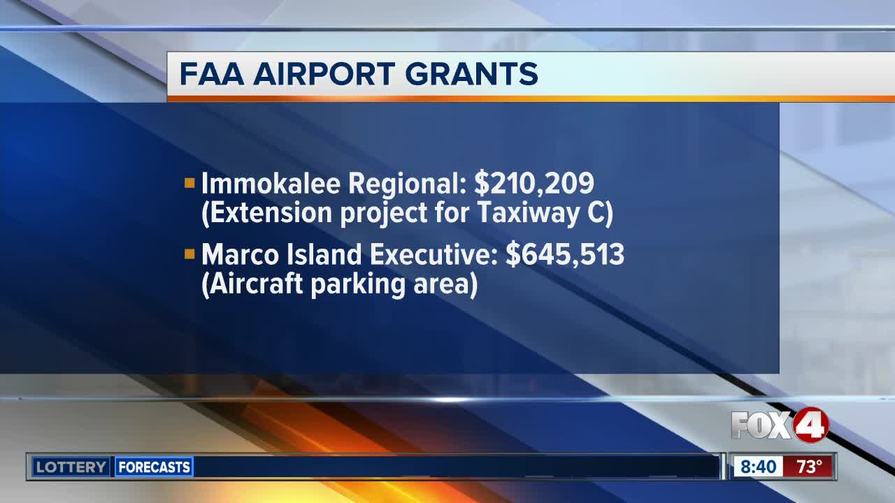 Regional airports in Southwest Florida get FAA grants