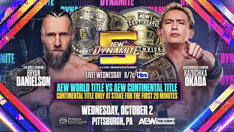 Bryan Danielson Vs Kazuchika Okada (AEW Dynamite 5th Anniversary 2024) Highlights