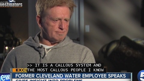 Former Cleveland water top manager blows whistle on 'callous' system out 'to get money'