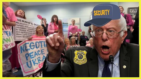 Bernie CALLS Cops On Code Pink (clip)