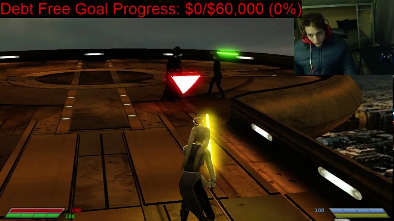 Luke Skywalker VS Darth Vader In A Battle With Live Commentary In Star Wars Jedi Knight Jedi Academy