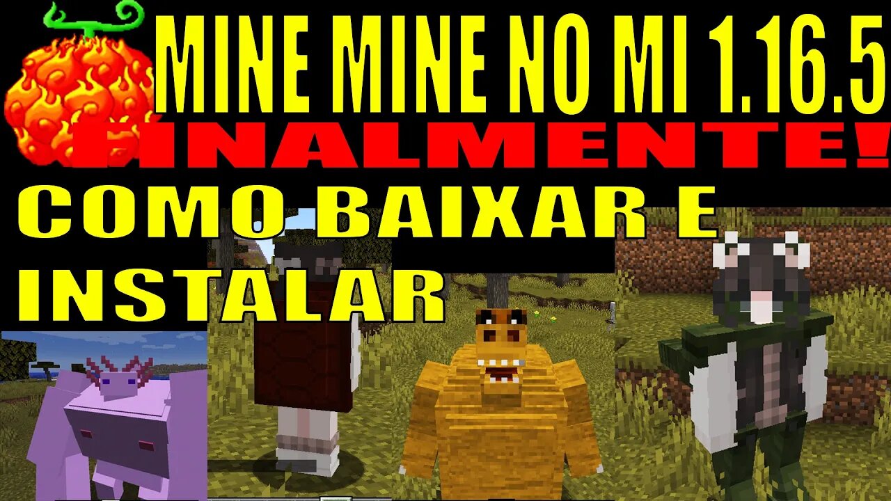 COMO BAIXAR MINE MINE NO MI 1.16.5 E INSTALAR MUITAS NOVIDADES FINALMENTE