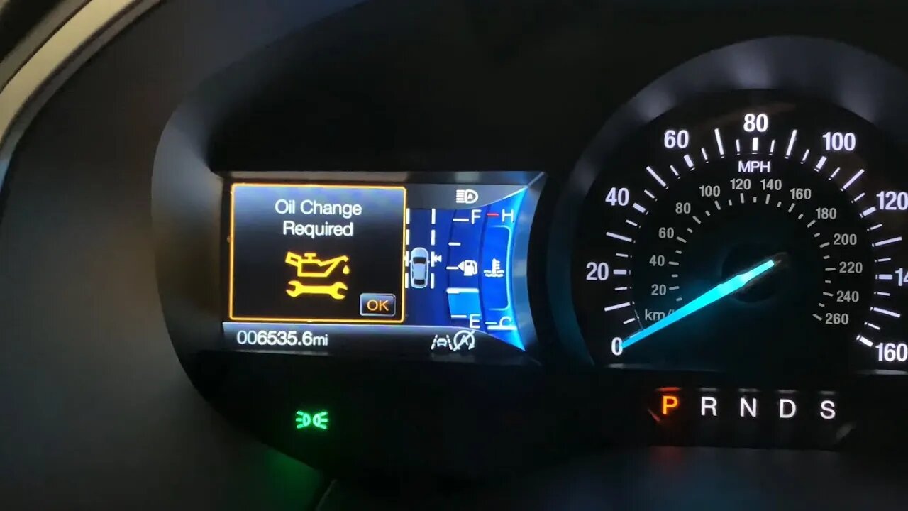 How to Reset Oil Life on 2021 Ford Edge