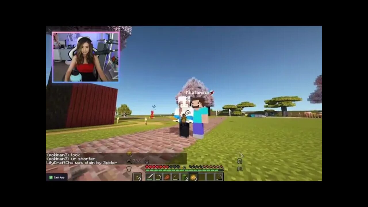 Poki Trolls Miyoung on OTV Minecraft Server