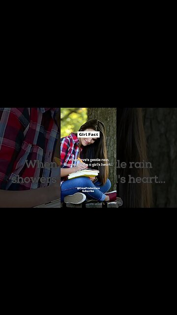 When love's gentle rain showers upon a girl's heart #relationshipadvice #shorts
