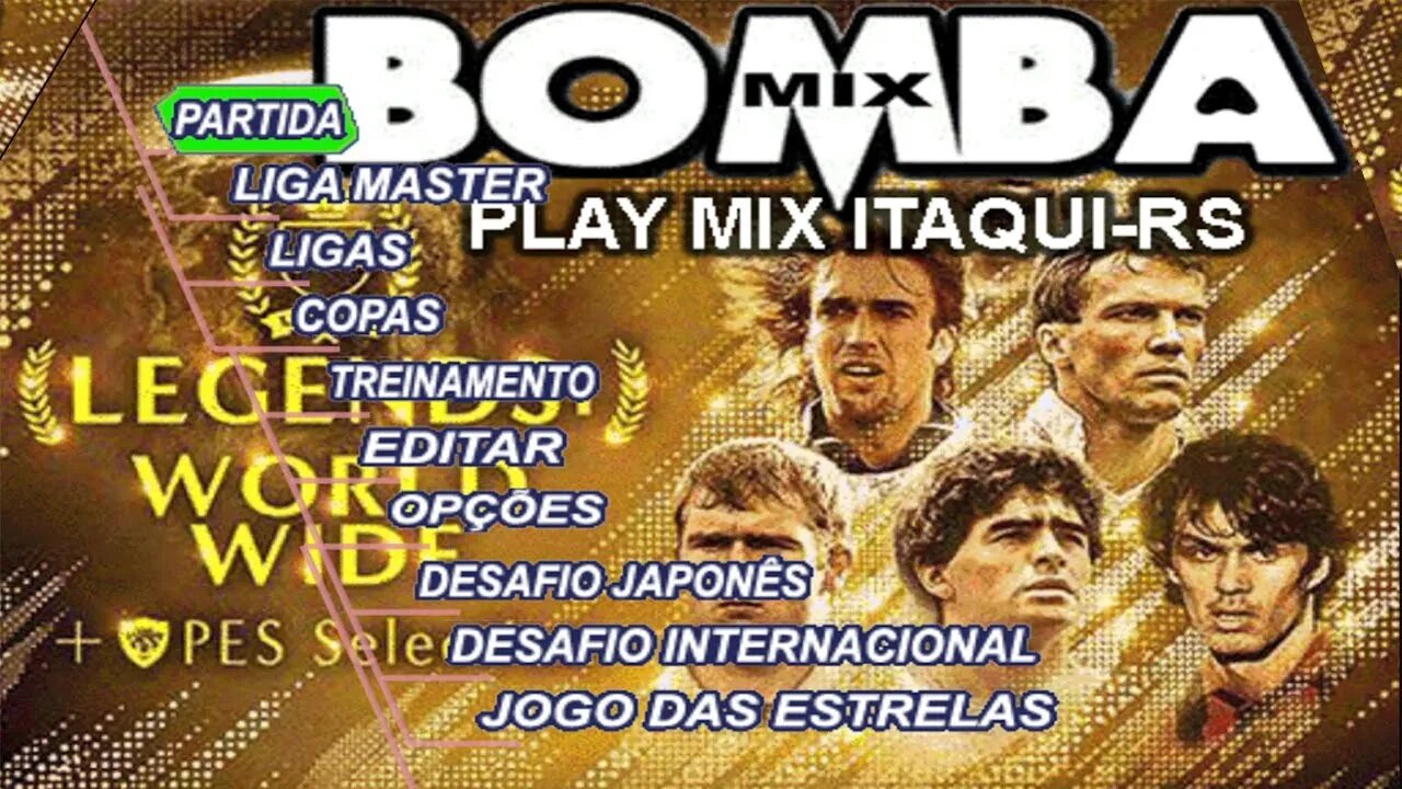 BOMBA PATCH 2023 (PS2) BRASILEIRÃO PLAY MIX